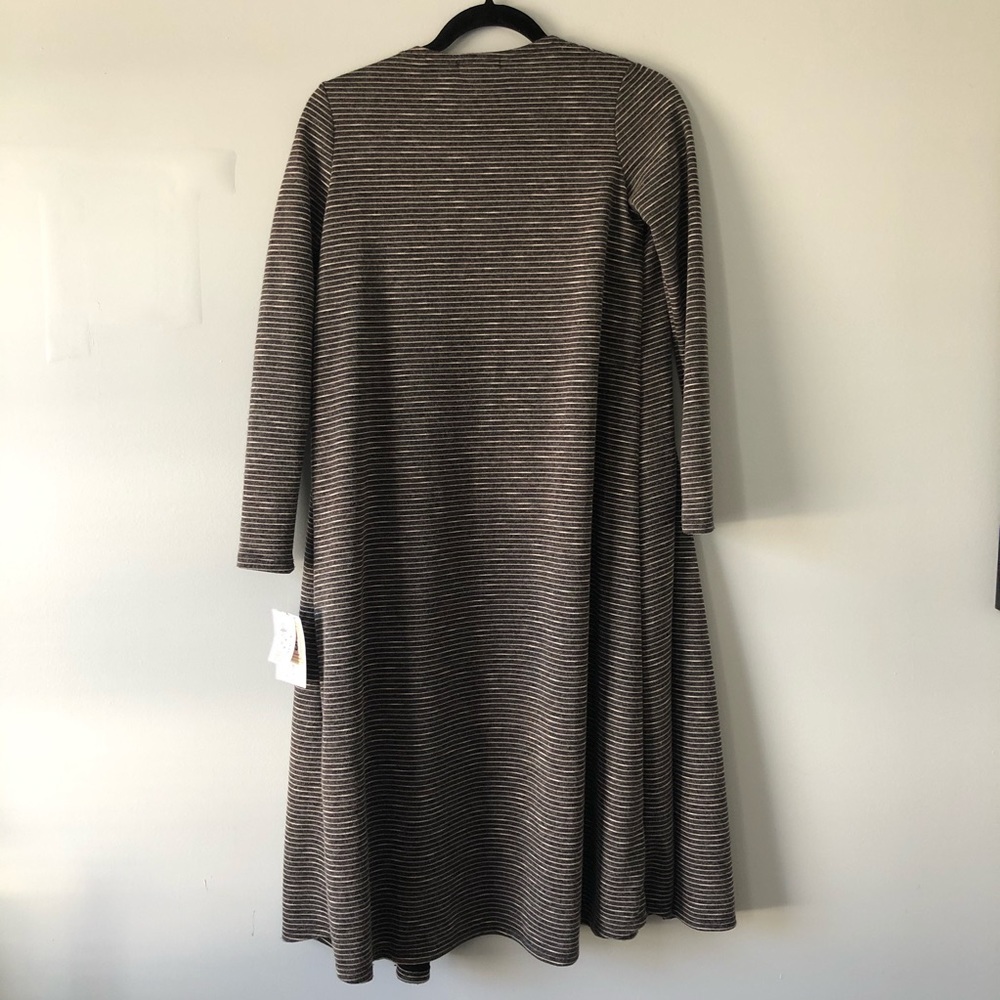 LULAROE Sarah Striped Duster Sweater NWT - Picture 2 of 7